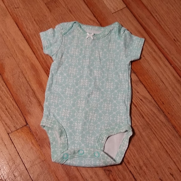Carter's Newborn Onesie Bundle Aquamarine & Pink - Picture 2 of 14